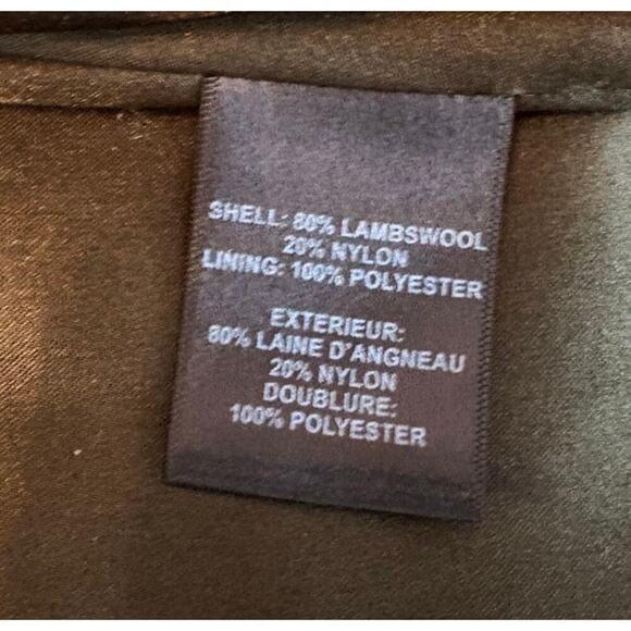 Kristen Blake Studio Collection Lambswool Blend Olive Coat - Size 14W - Picture 11 of 16